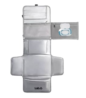 Foto 1 | Cambiador De Bebé Impermeable Portátil Lab.g Articulos Para Bebes, Gris