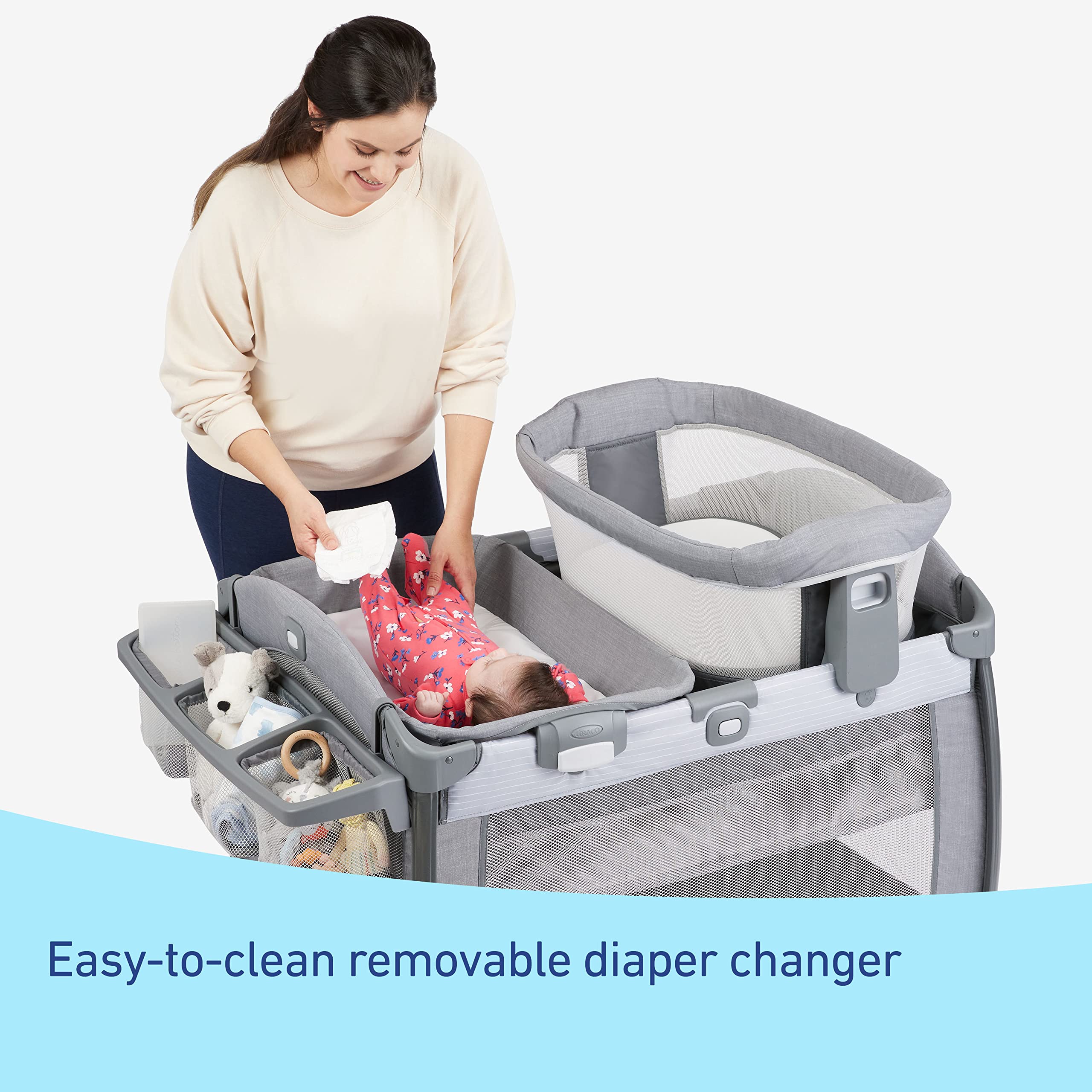 Foto 6 pulgar | Playard Graco Pack 'n Play Sit 'n Grow Con Capazo Y Cambiador - Venta Internacional.