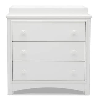 Foto 1 | Cómoda Delta Children Perry De 3 Cajones Con Cambiador, Color Blanco - Venta Internacional.
