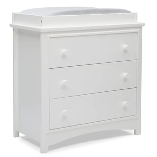 Foto 4 | Cómoda Delta Children Perry De 3 Cajones Con Cambiador, Color Blanco - Venta Internacional.