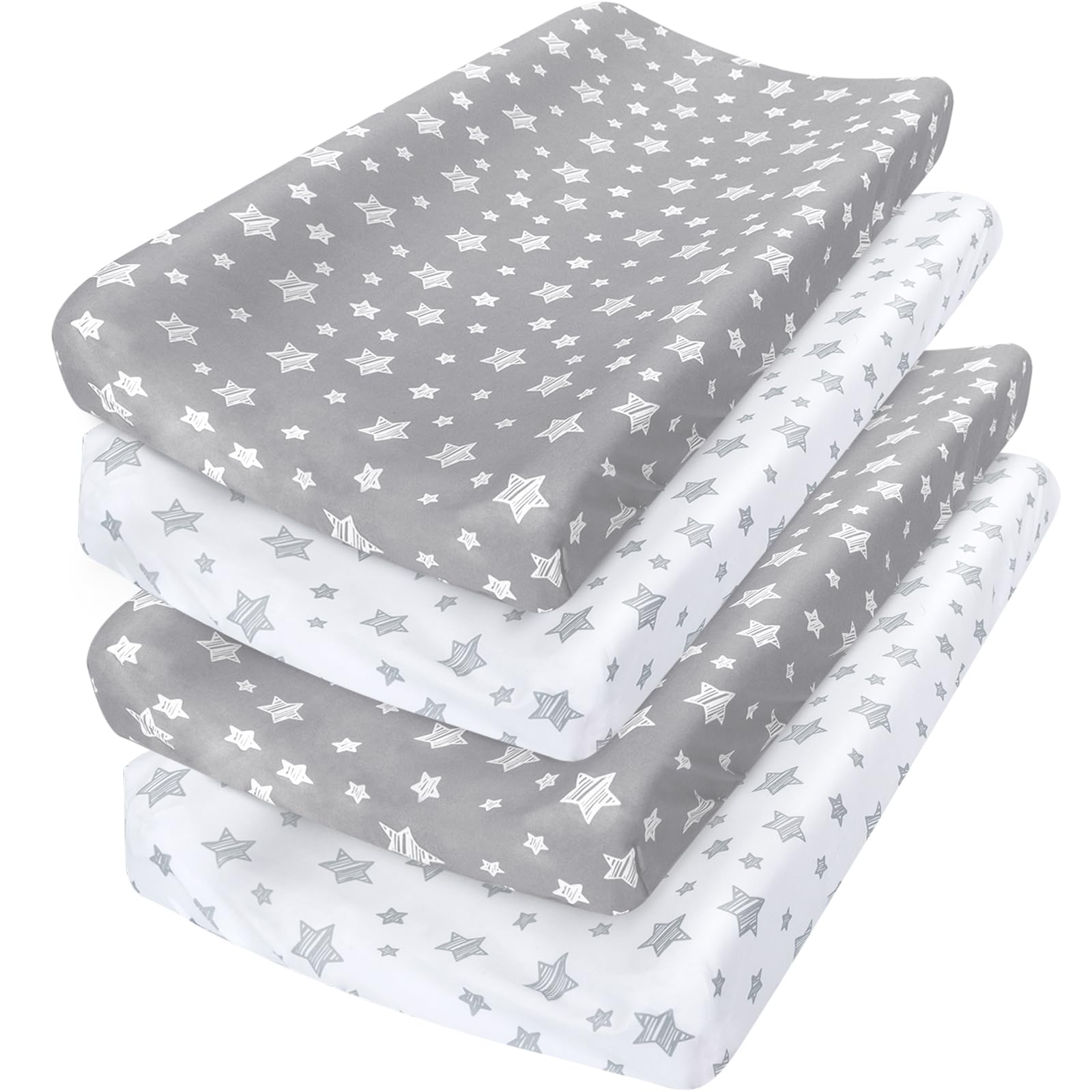 Foto 2 pulgar | Funda Para Cambiador Moonsea, Paquete De 4, Para Niños, 32 X 16 Cm - Venta Internacional.
