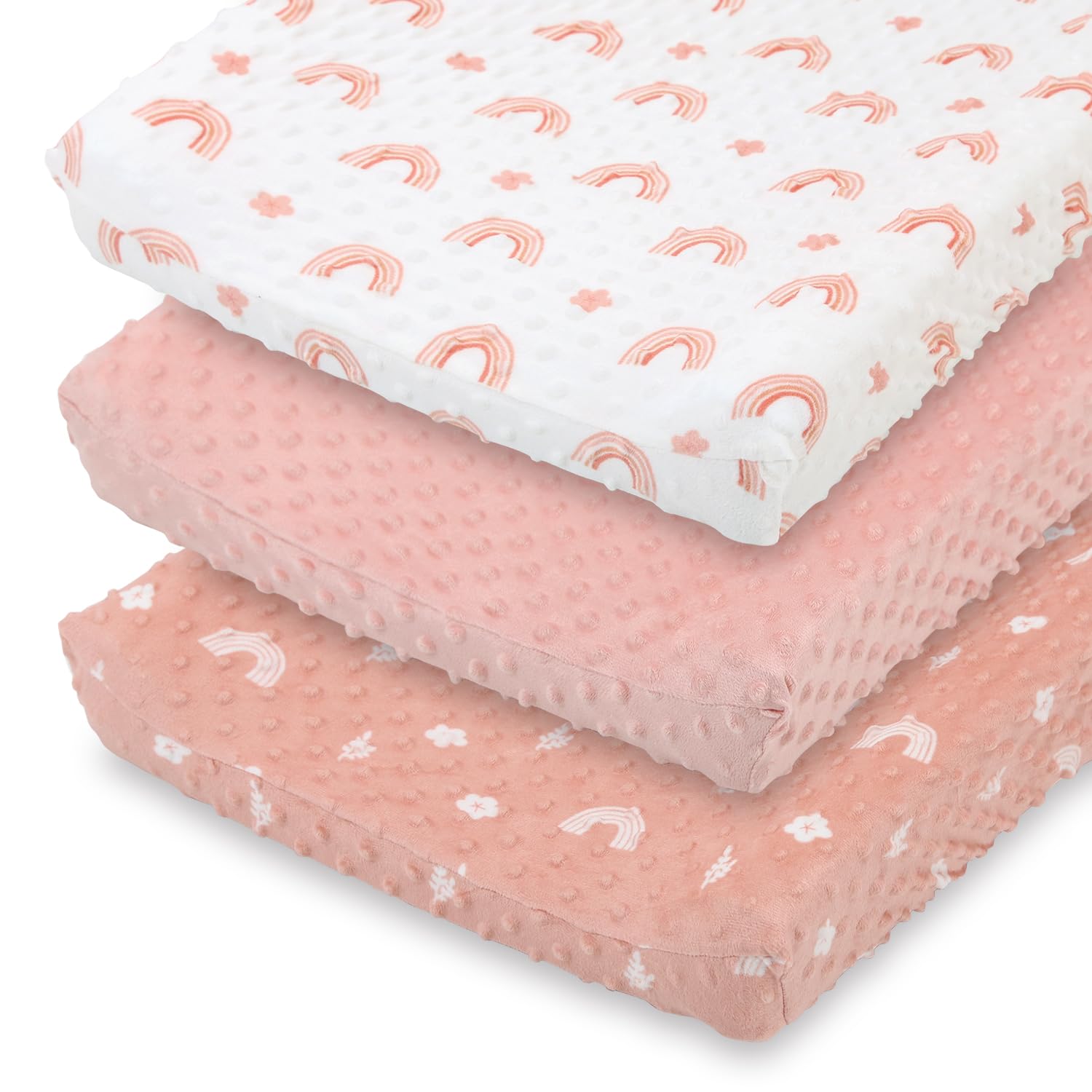 Foto 2 pulgar | Fundas Para Cambiador The Peanutshell Girl Pink Minky X3 - Venta Internacional.