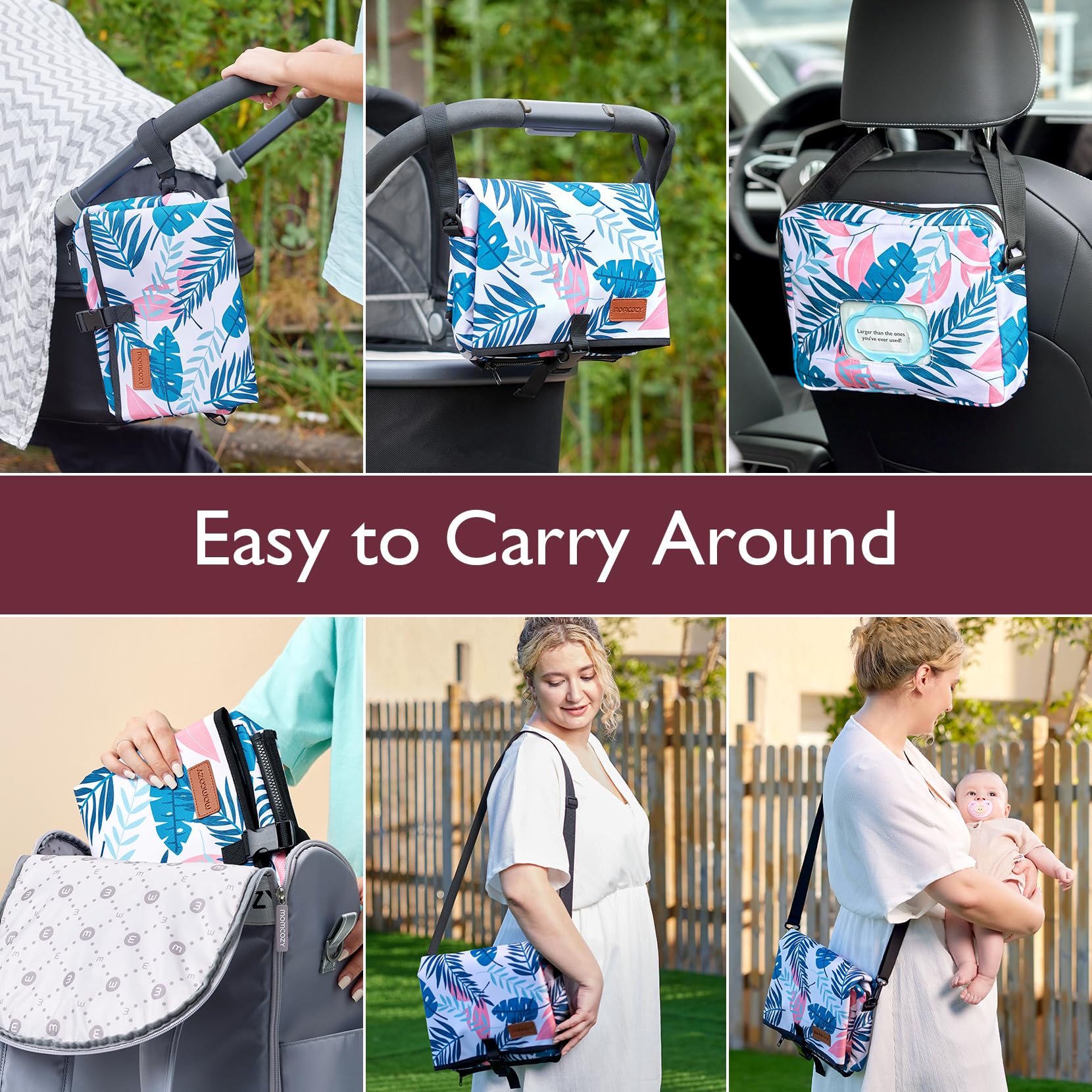 Foto 6 pulgar | Almohadilla Para Cambiar Pañales Momcozy, Extragrande, Impermeable, 80 X 40 Cm - Venta Internacional.