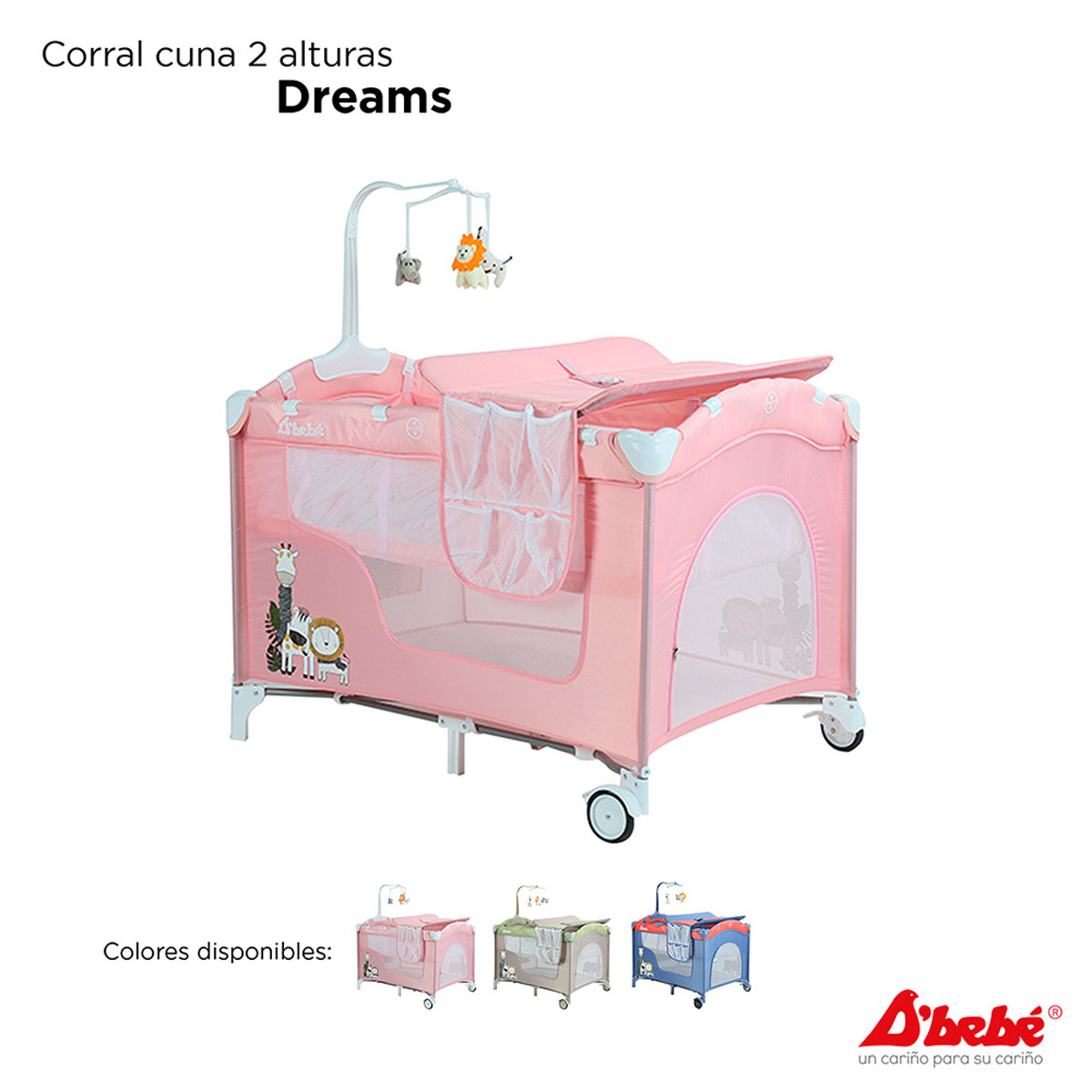 Foto 2 | Corral Cuna Dreams Plegable Viajera Cambiador Baby Buggy