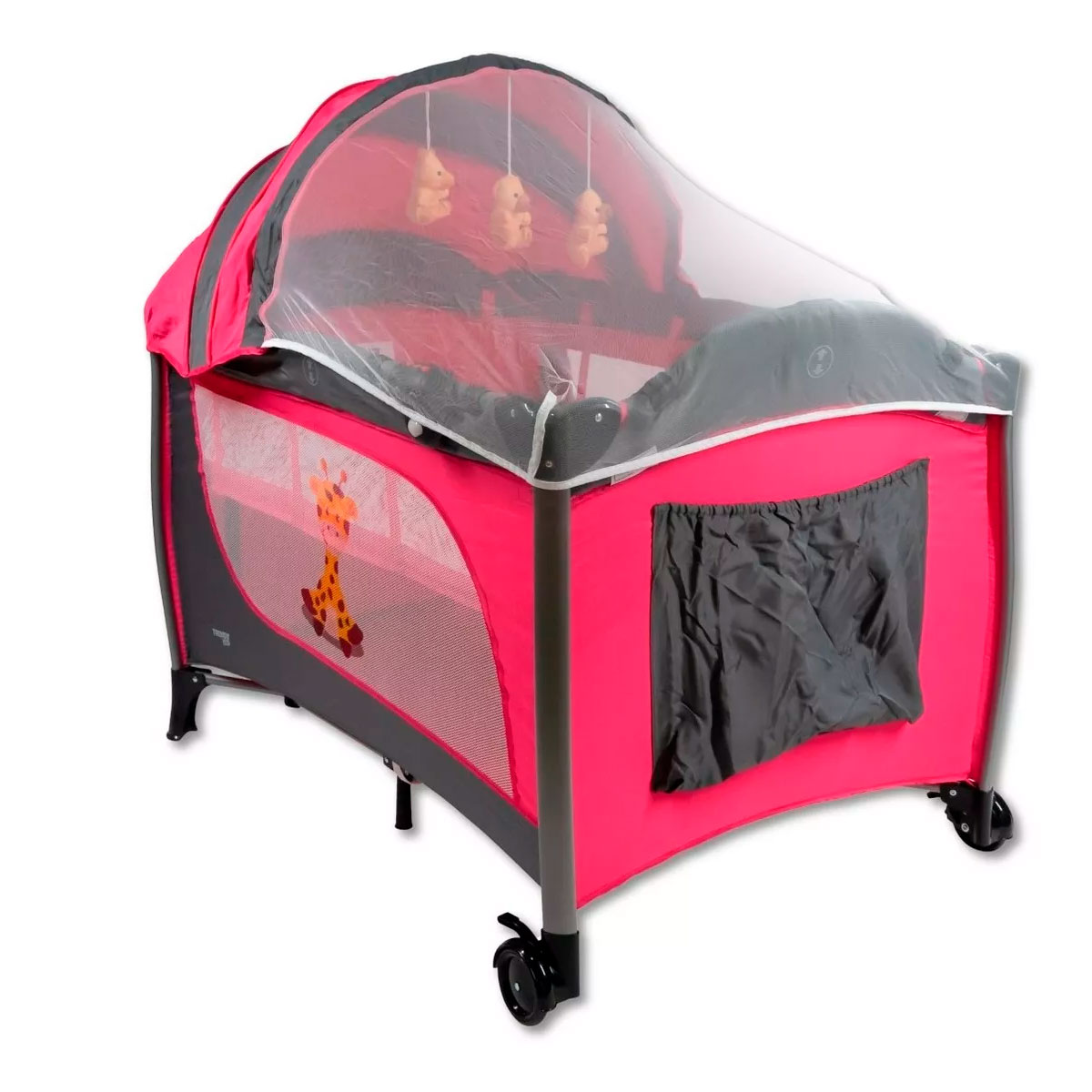 Cuna Corral Trendy Kids color Rosa