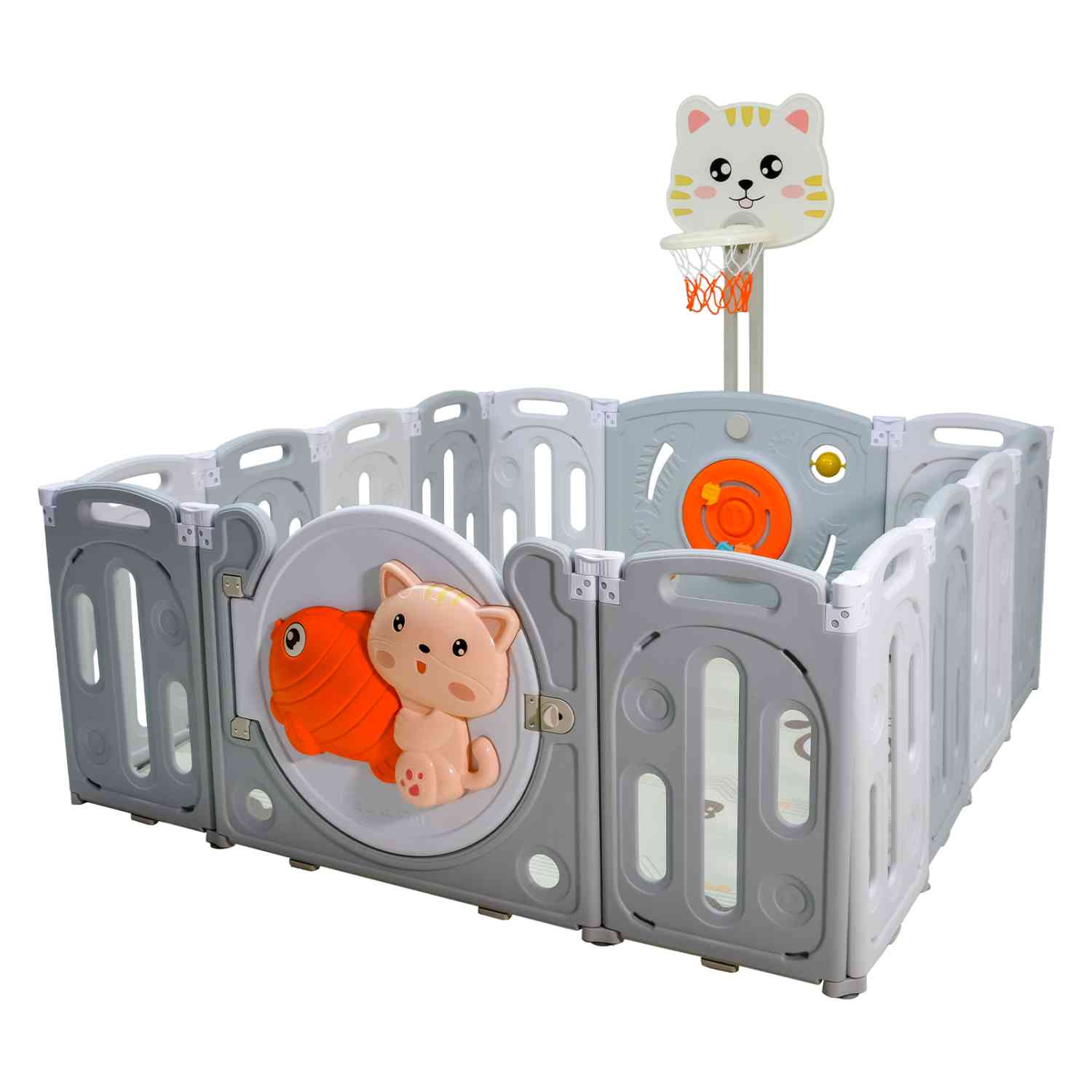 Corral para Bebé Plegable Little Monkey Área de Juegos