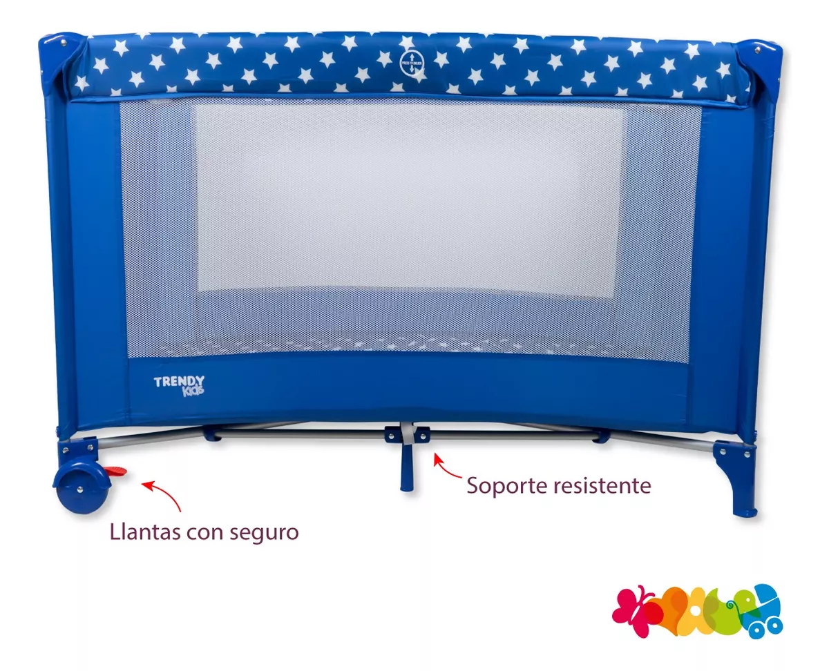 Foto 3 pulgar | Cuna Corral Trendy Kids K800 Mini Plegable para Bebé