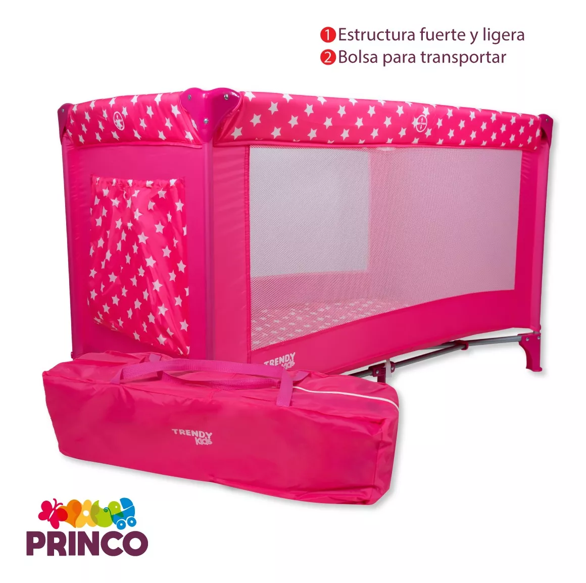 Foto 6 pulgar | Cuna Corral Trendy Kids K800 Mini Plegable para Bebé