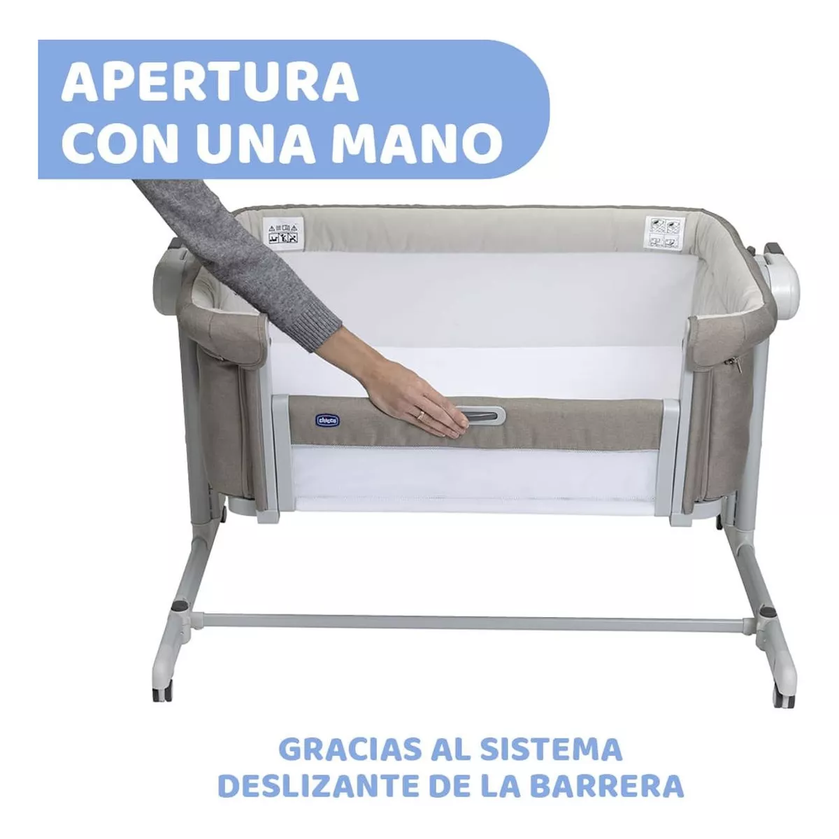 Foto 3 pulgar | Cuna Colecho Para Bebé Chicco Next2me Magic Evo Mecedor