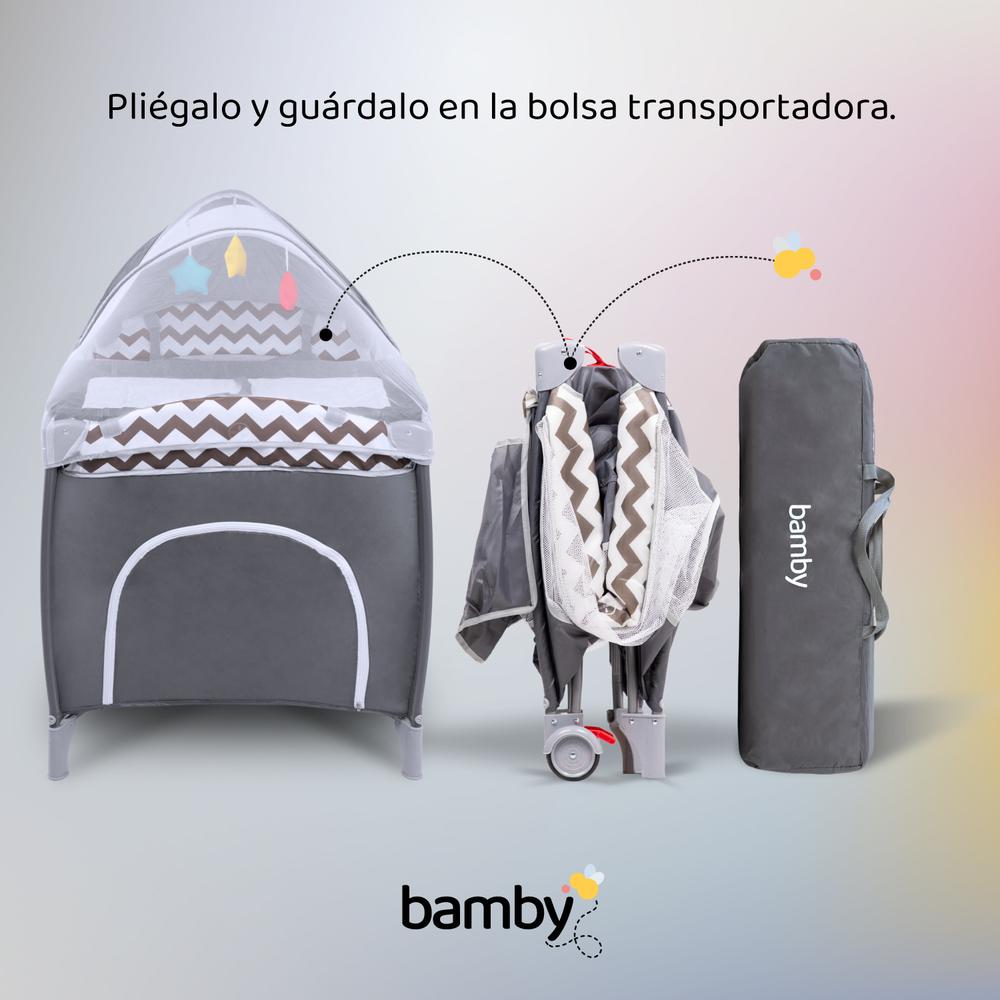 Foto 7 | Cuna Corral para Bebe Plegable con Mosquitero y Cambiador