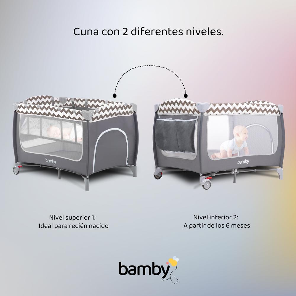 Foto 8 | Cuna Corral para Bebe Plegable con Mosquitero y Cambiador