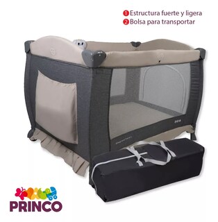 Foto 6 | Cuna Corral Bebe Aeiou Bc003 Cambiador Vibrador Mosquitero