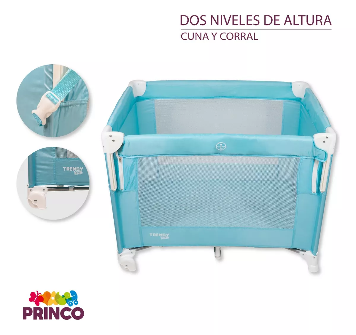 Foto 4 pulgar | Cuna Corral Colecho Para Bebé Trendy Kids Kosleepy Plegable