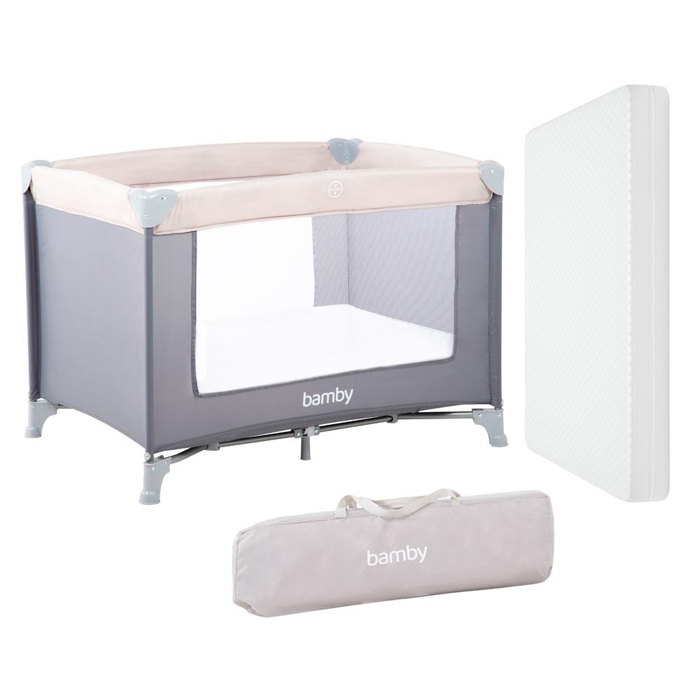 Foto 1 | Corral Para Bebé Bamby Combo-Bambyd-4 Plegable Portátil Con Colchón Impermeable