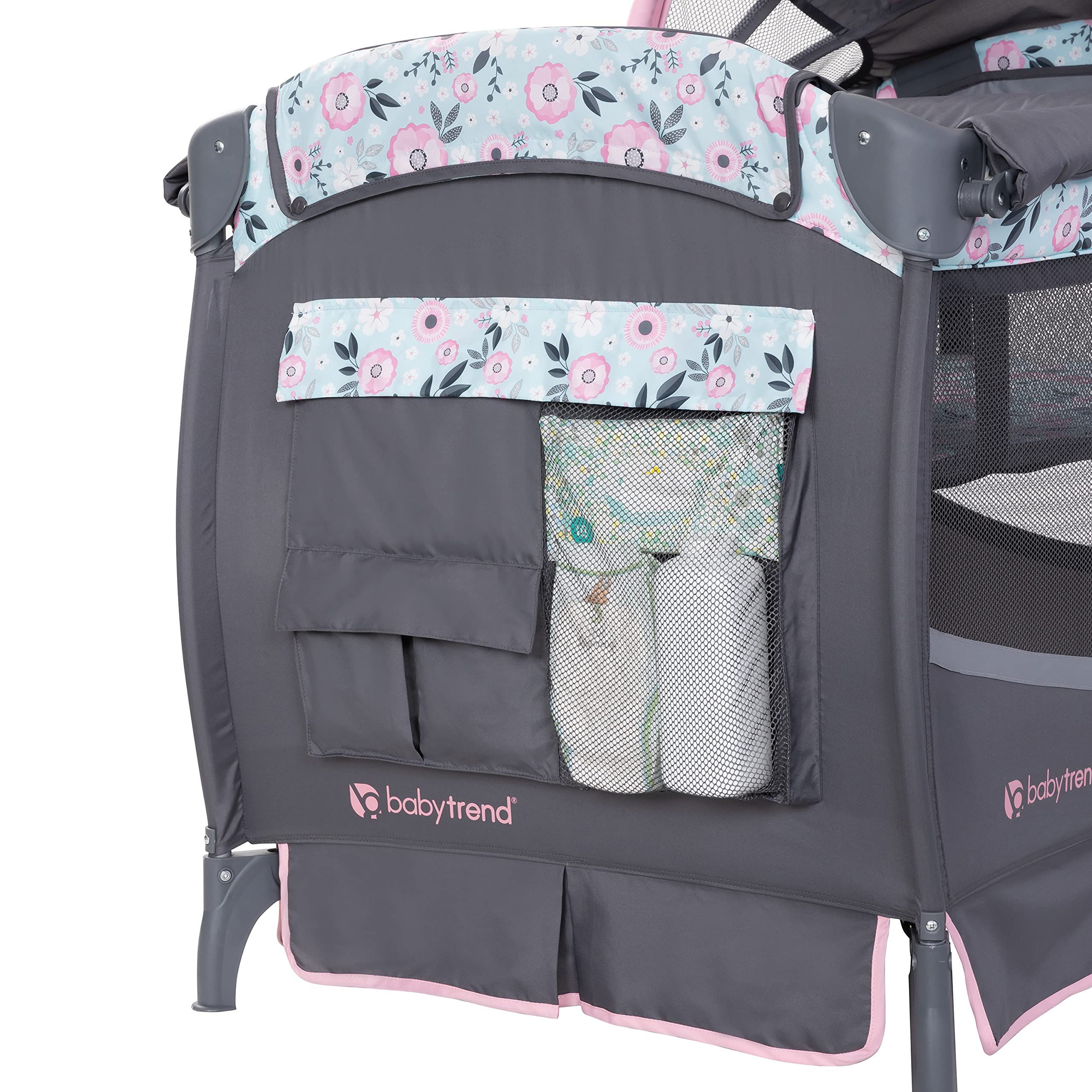 Foto 3 | Nursery Center Baby Trend Deluxe Ii Primrose Con Barra De Juguetes - Venta Internacional.