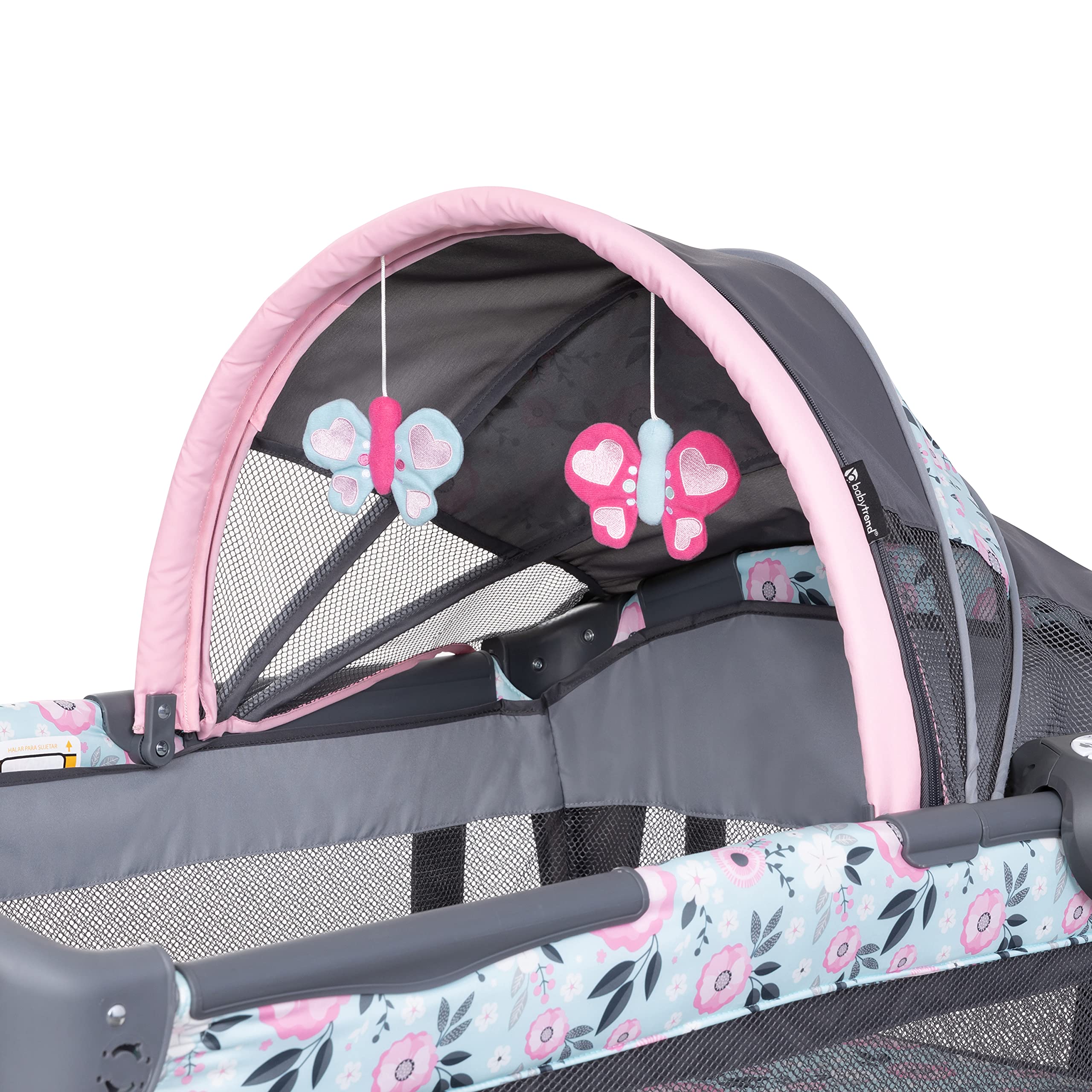 Foto 5 | Nursery Center Baby Trend Deluxe Ii Primrose Con Barra De Juguetes - Venta Internacional.