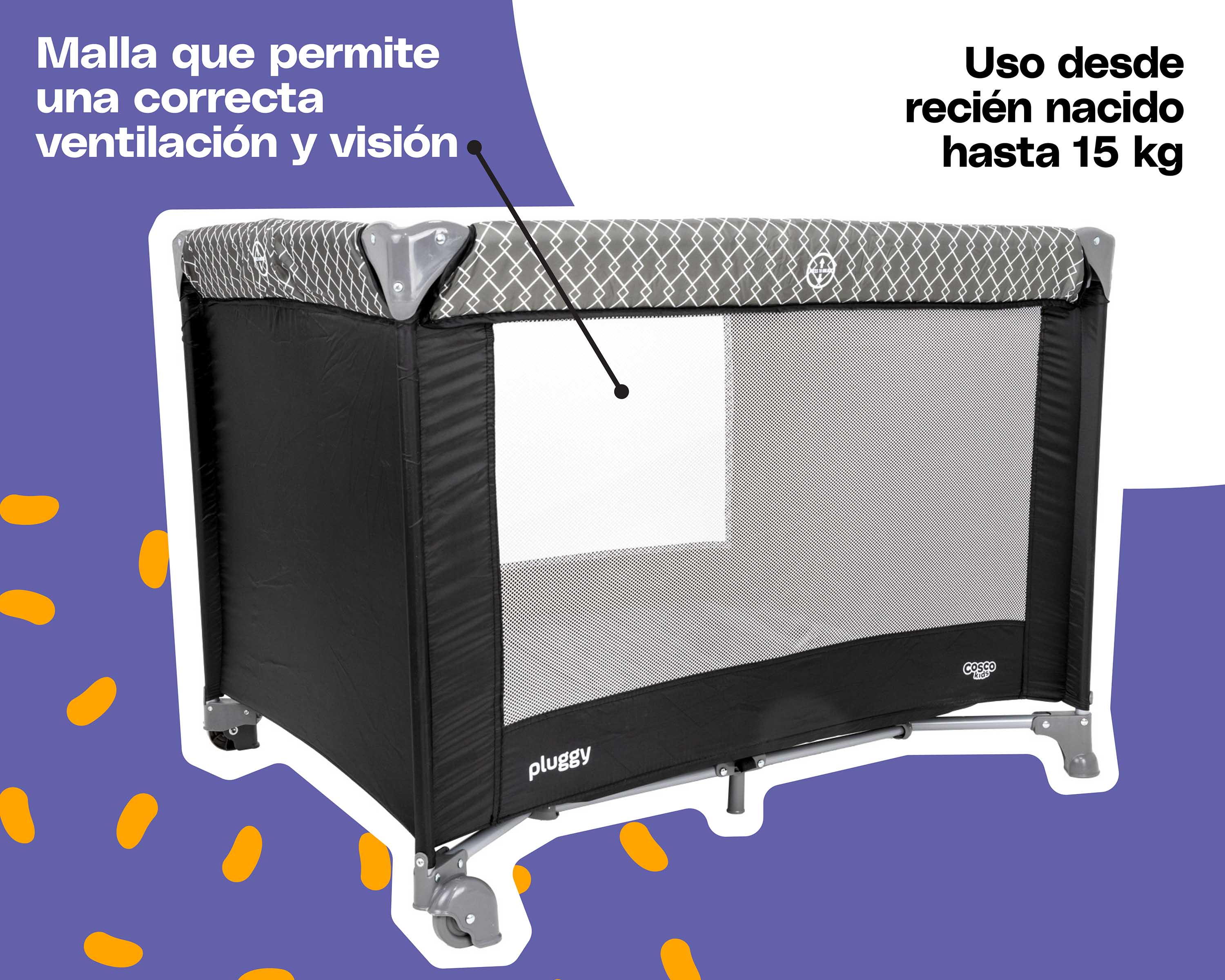 Foto 4 pulgar | Cosco Cuna Corral Pluggy