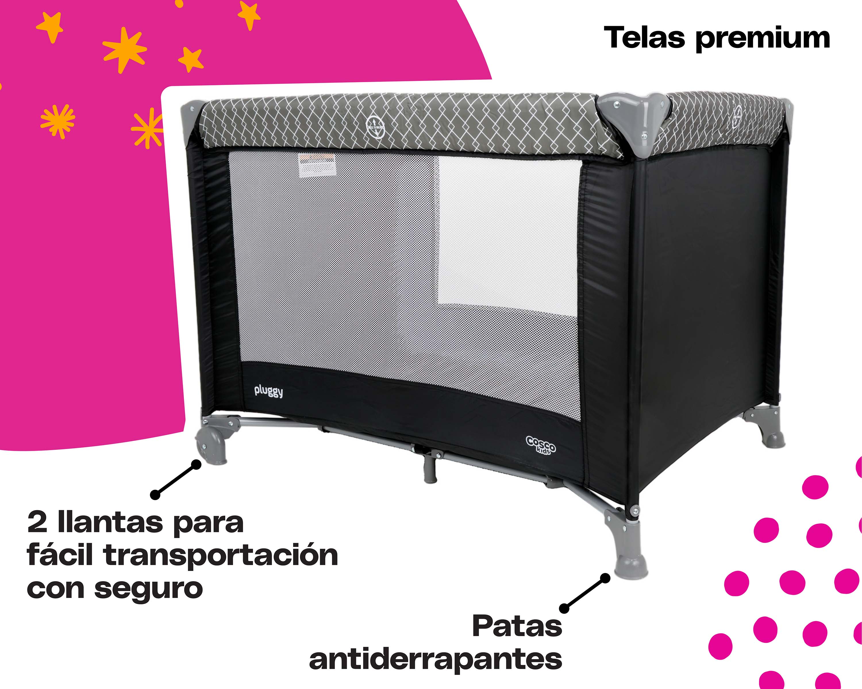 Foto 5 | Cosco Cuna Corral Pluggy