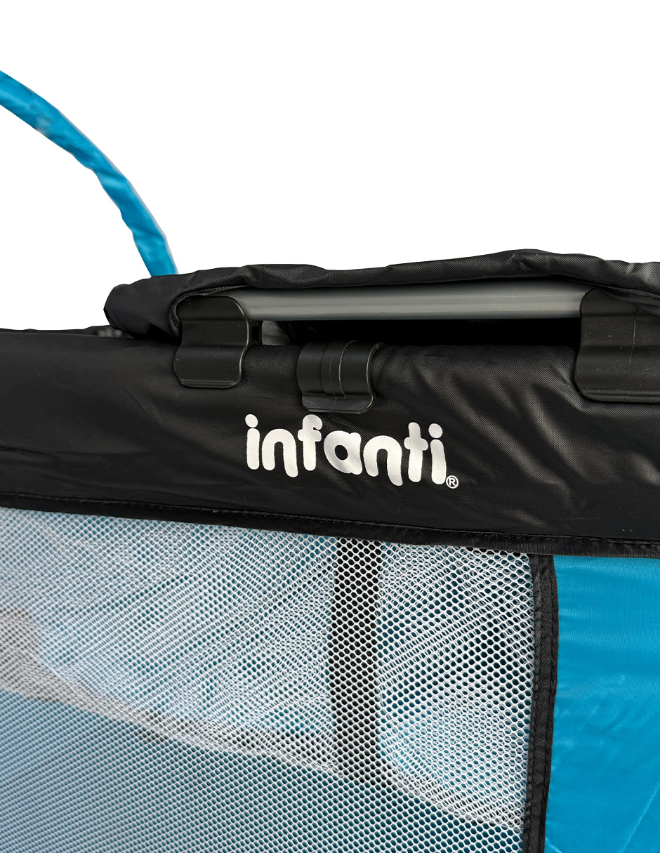 Foto 4 | Cuna De Viaje Dos Niveles Color Azul Modelo: Jbp-501/infanti