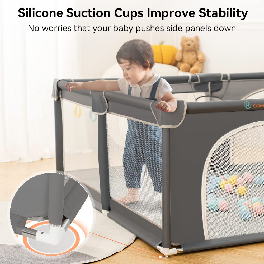 Foto 3 pulgar | Playpen Comomy Playard Extra Grande De 200 X 180 Cm Con Accesorios - Venta Internacional.