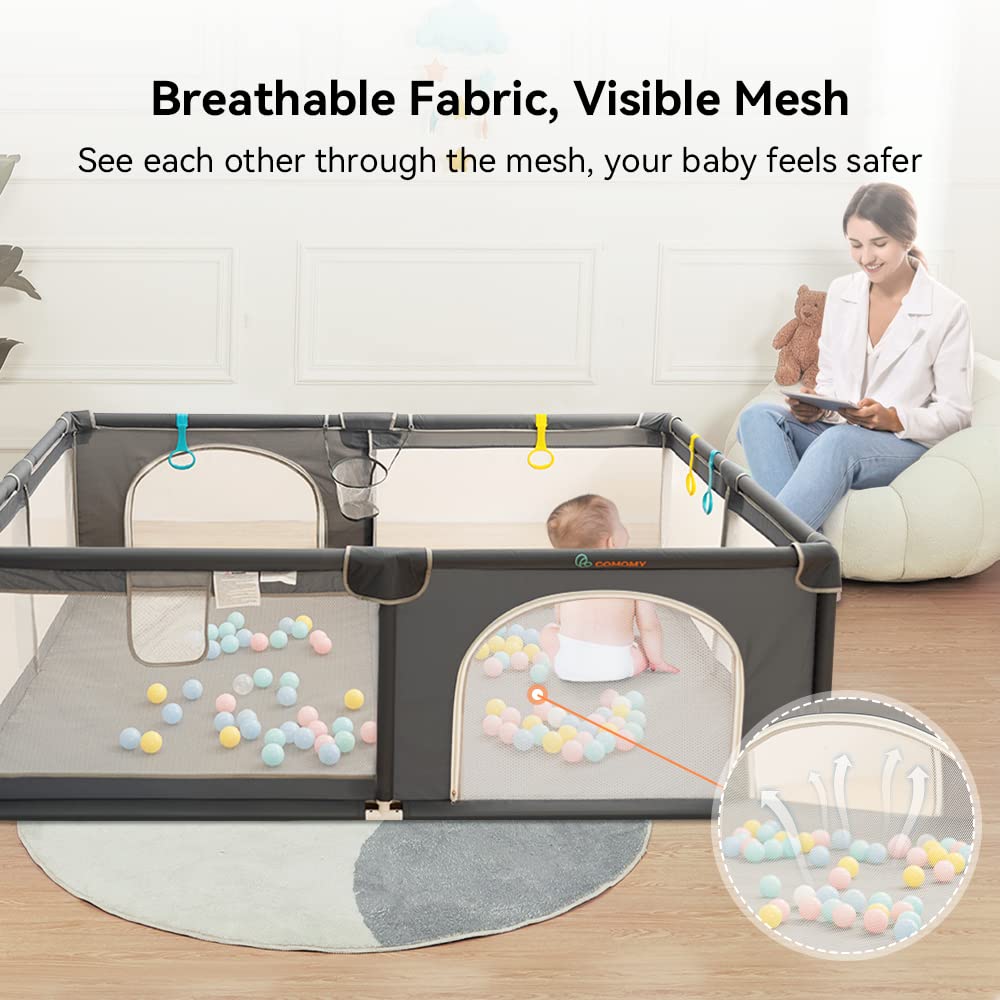 Foto 5 pulgar | Playpen Comomy Playard Extra Grande De 200 X 180 Cm Con Accesorios - Venta Internacional.
