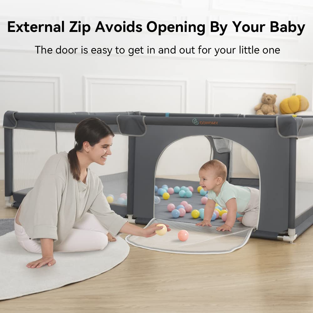 Foto 5 | Playpen Comomy Playard Extra Grande De 200 X 180 Cm Con Accesorios - Venta Internacional.