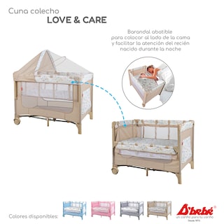 Foto 6 | Cuna Corral Colecho D'bebé Love & Care Beige