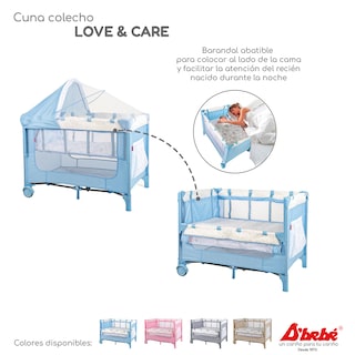 Foto 6 | Cuna Corral Colecho D'bebé Love & Care Azul