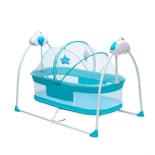 Cuna Mecedora Semiautomática con Temporizador y Musical para Bebés Azu