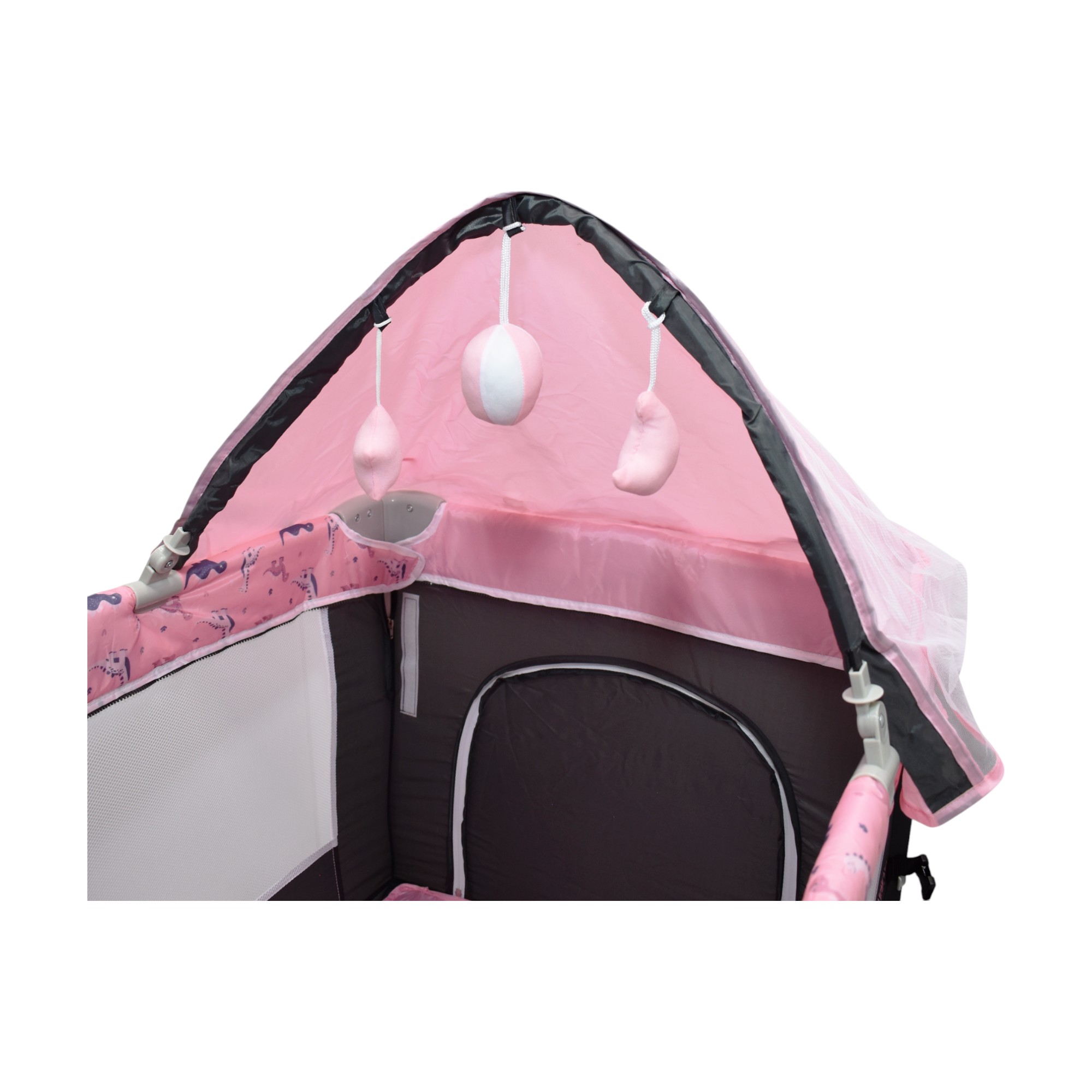 Foto 6 | Cuna De Viaje Madison Infanti Color Rosa Convertible A Colecho