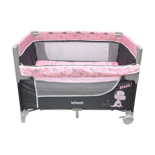 Foto 7 | Cuna De Viaje Madison Infanti Color Rosa Convertible A Colecho