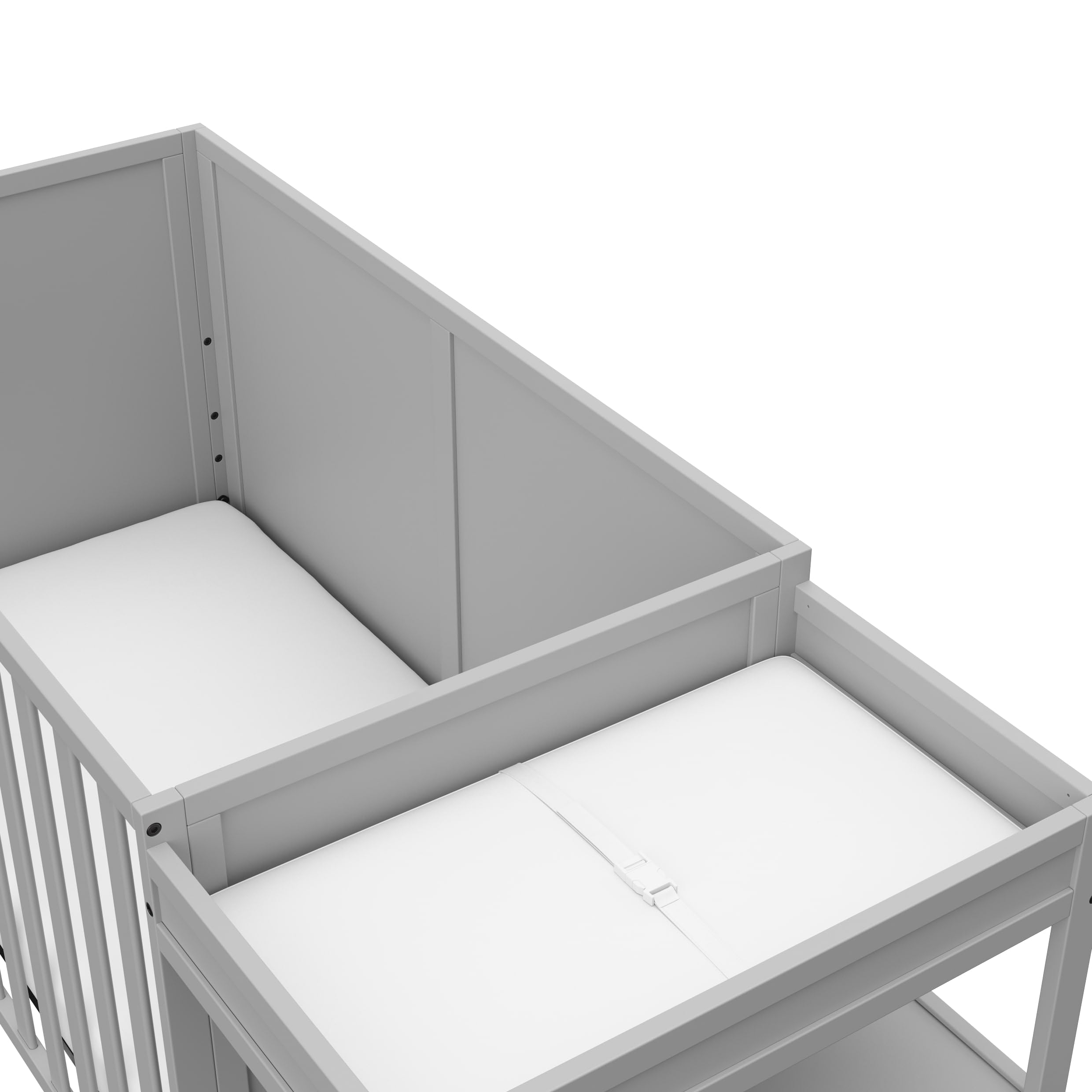 Foto 5 pulgar | Cuna Y Cambiador Convertibles Graco Theo 5 En 1 Pebble Grey - Venta Internacional.