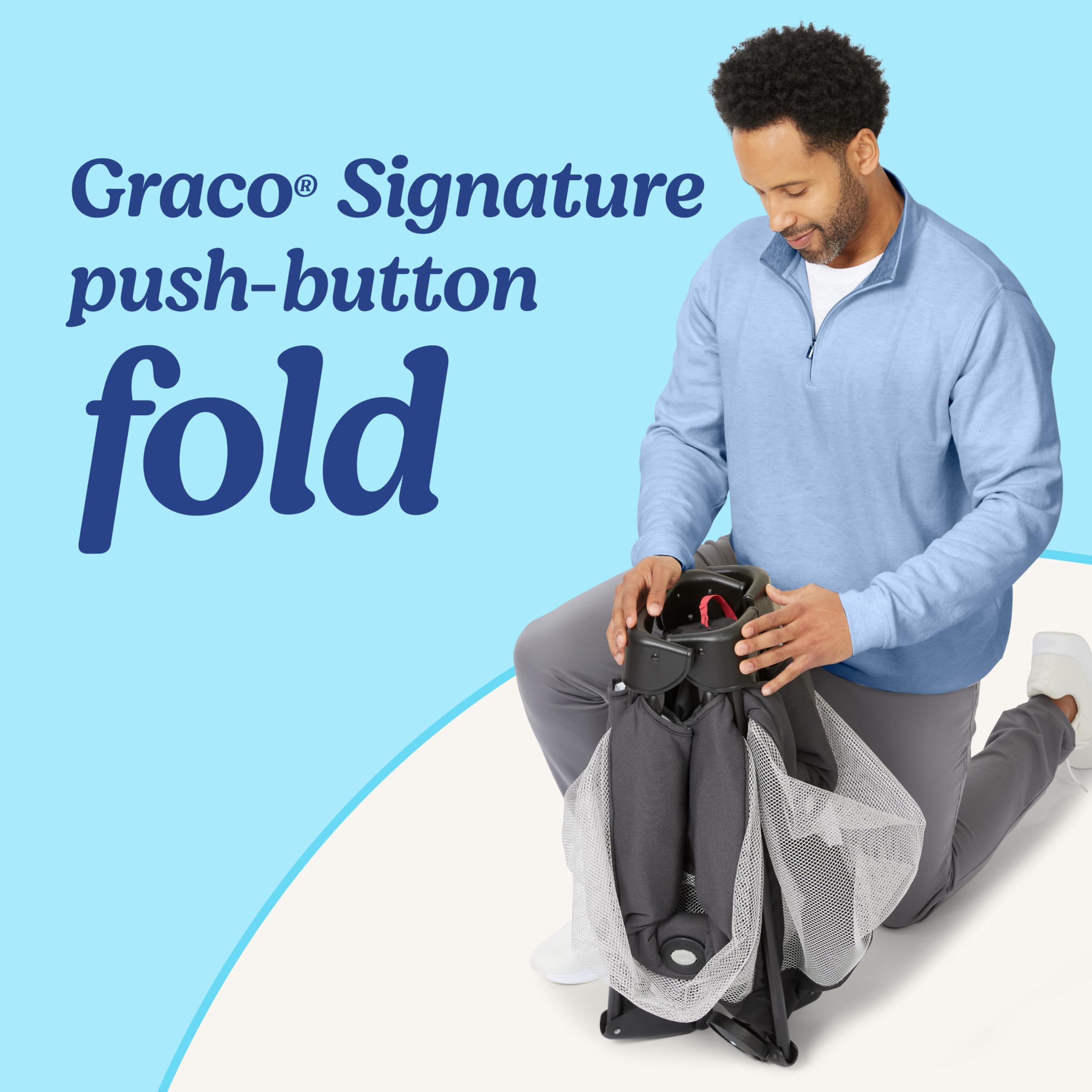 Foto 8 pulgar | Playard Graco On The Go Zip Dlx Parker Con Capazo - Venta Internacional.