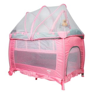 Foto 1 | Cuna Corral 888-e Color Rosa Con Mosquitero