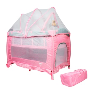 Foto 5 | Cuna Corral 888-e Color Rosa Con Mosquitero