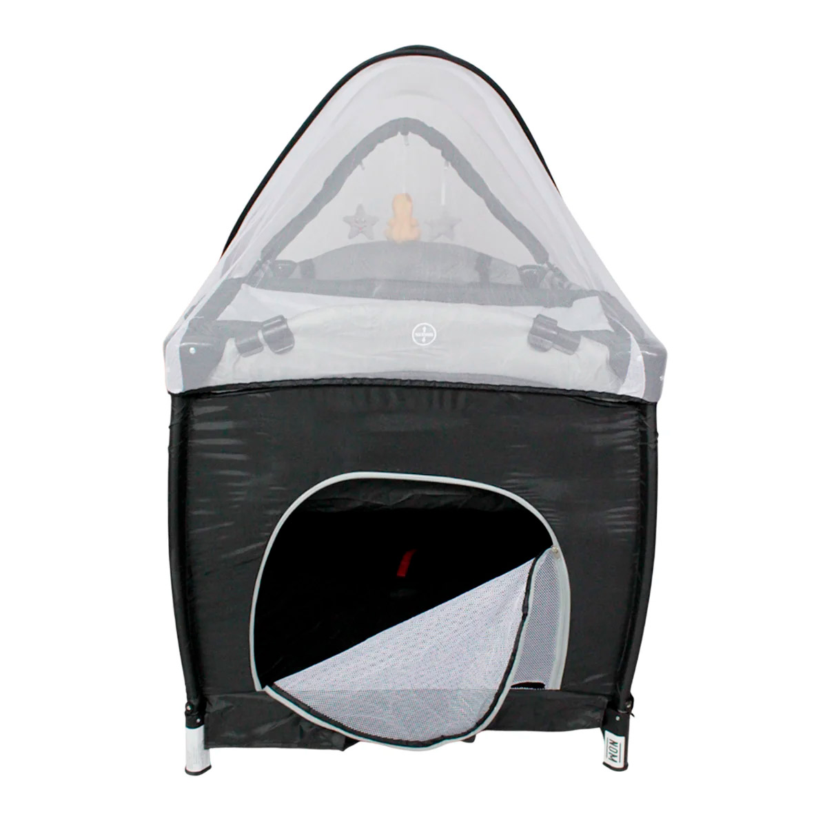 Foto 3 | Cuna Corral 888-e Color Negro  Con Mosquitero