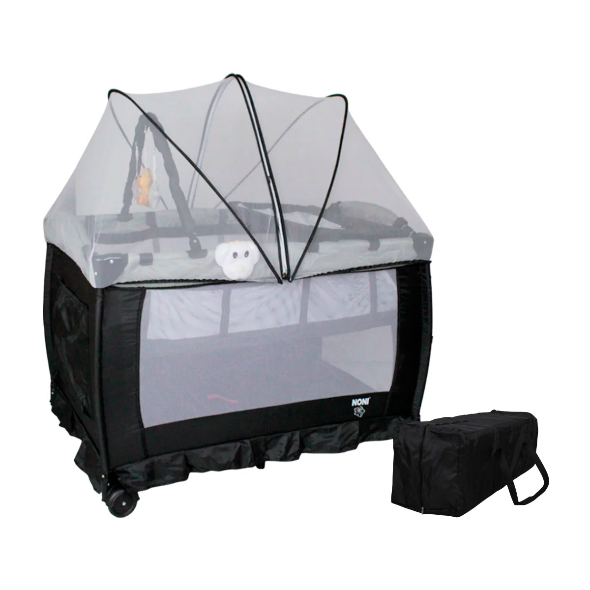 Foto 5 | Cuna Corral 888-e Color Negro  Con Mosquitero