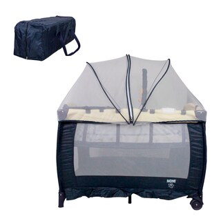 Foto 5 | Cuna Corral 888-e Color Azul Con Mosquitero