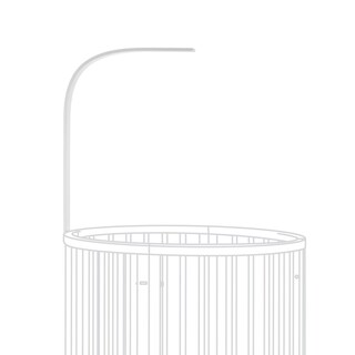 Foto 1 | Guardería Drape Rod Stokke Sleepi De Madera De Haya Maciza Blanca - Venta Internacional.