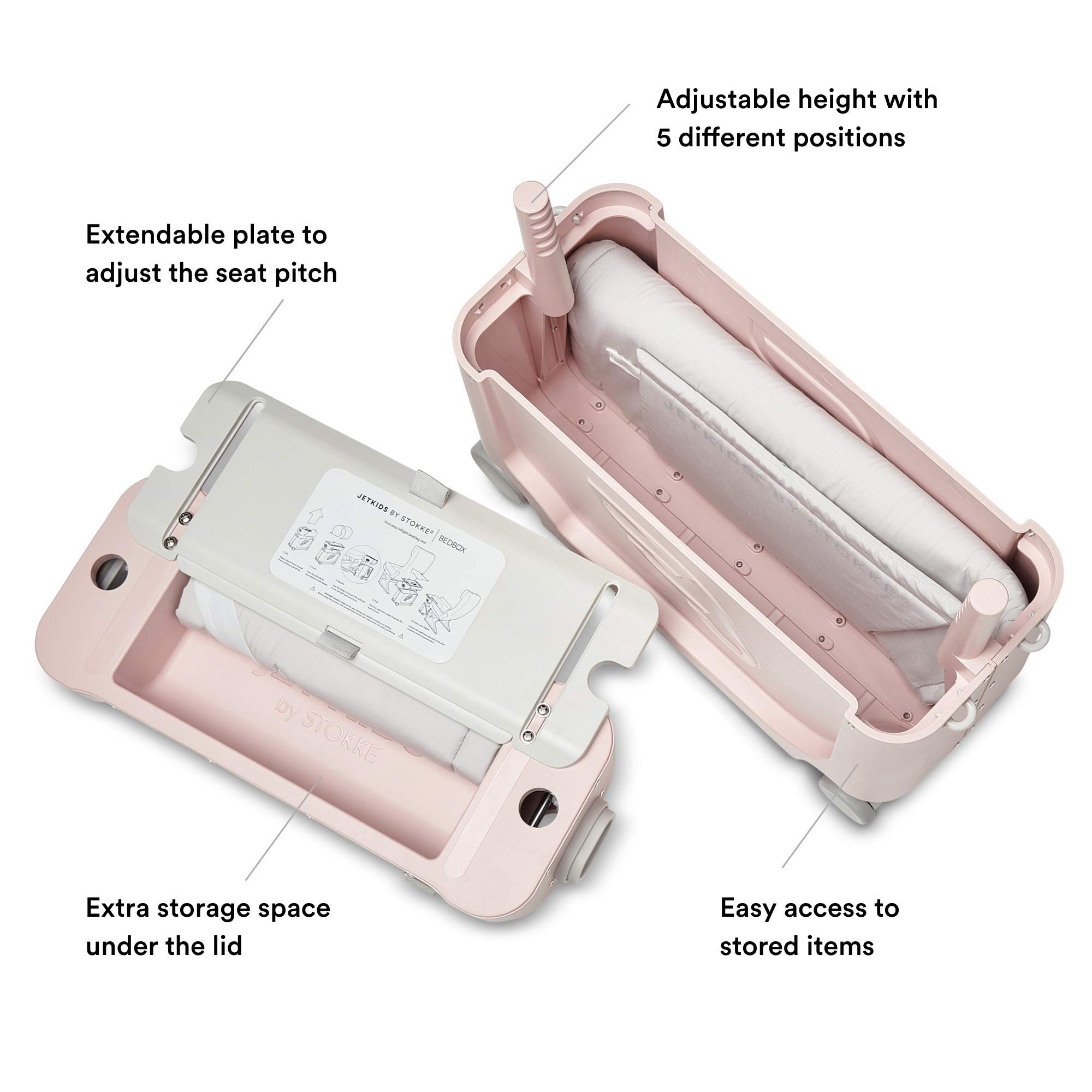 Foto 5 pulgar | Maleta De Viaje Para Niños Y Cama A Bordo Stokke Jetkids Bedbox - Venta Internacional.