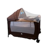 Cuna Corral Para Bebé Starkids Galaxis Portátil Mecedora Beige