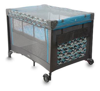 Foto 1 | Cuna Corral Para Bebé Prinsel San Remo Con Mosquitero Azul