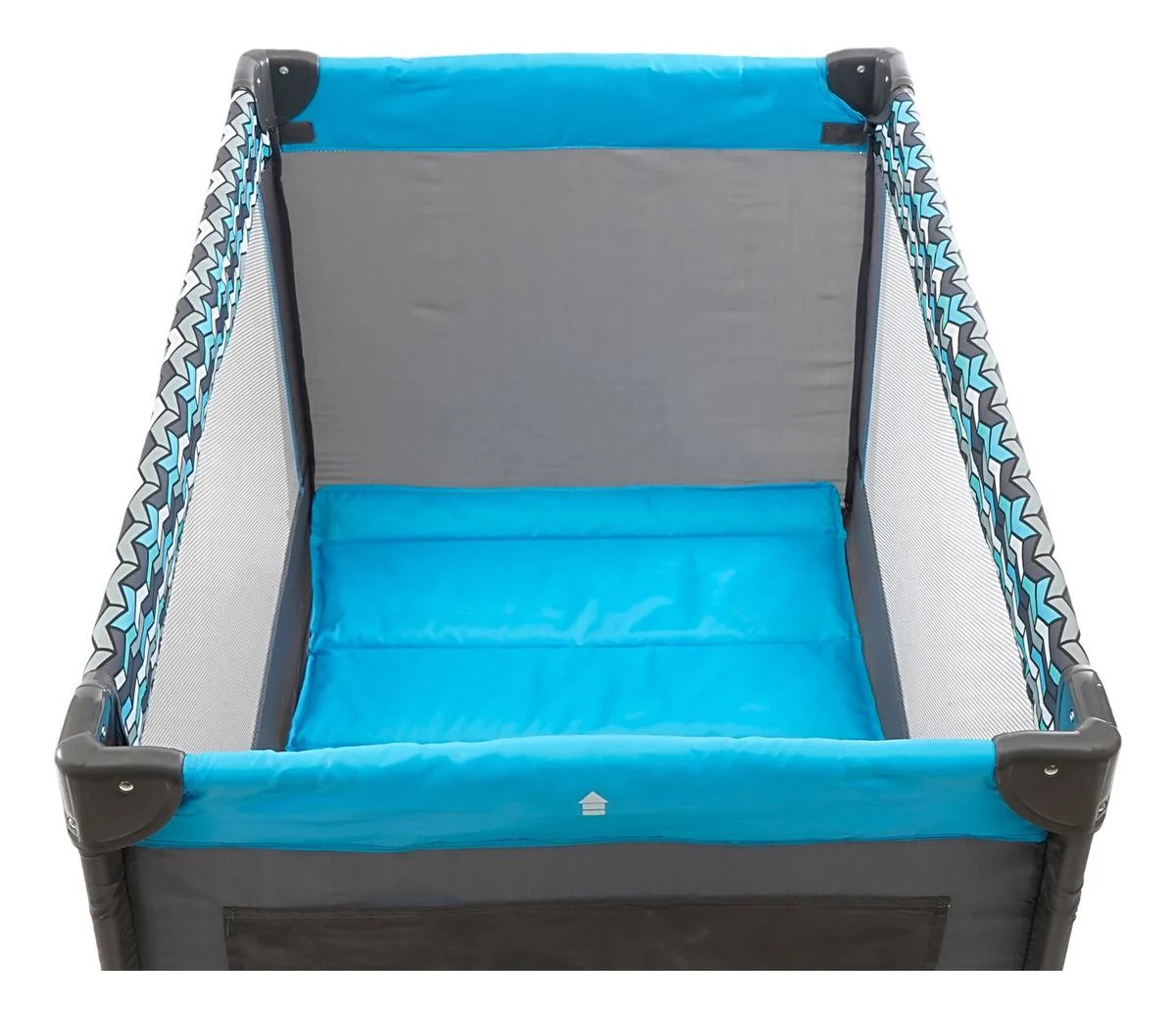Foto 4 pulgar | Cuna Corral Para Bebé Prinsel San Remo Con Mosquitero Azul