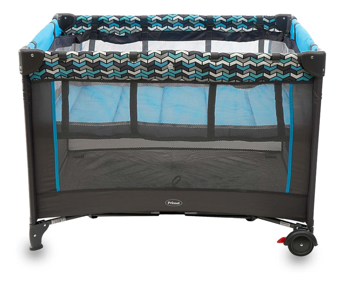 Foto 5 | Cuna Corral Para Bebé Prinsel San Remo Con Mosquitero Azul