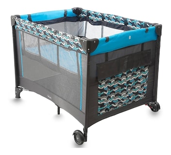 Foto 6 | Cuna Corral Para Bebé Prinsel San Remo Con Mosquitero Azul