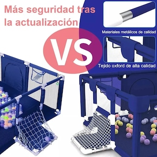 Foto 2 | ''corral Bebe Corralito Gimnasio De Juegos Infantil De Fútbol Lab.g Azul ''