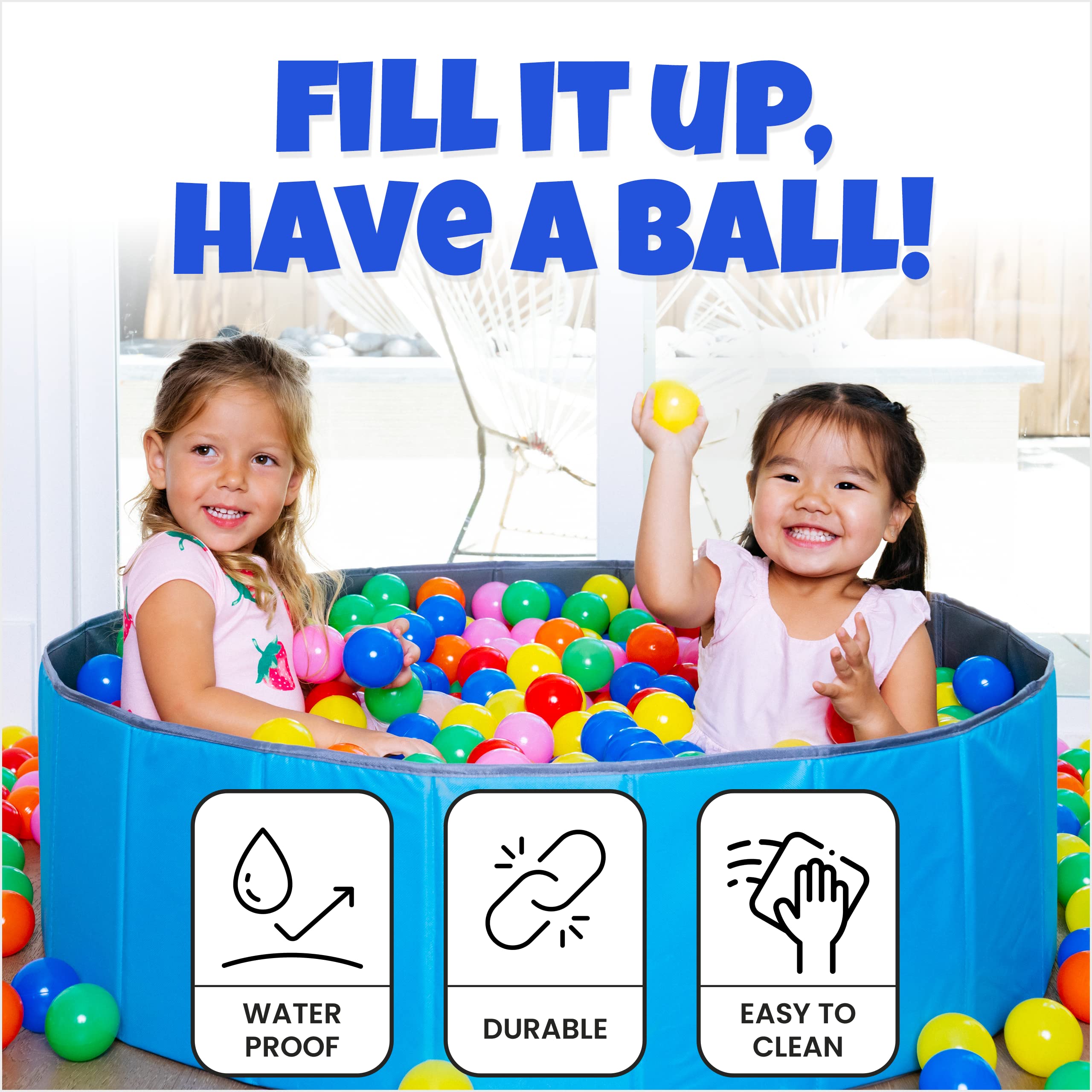 Foto 3 pulgar | Ball Pit Click N' Play Para Bebés Y Niños Con Bolsa De Almacenamiento - Venta Internacional.