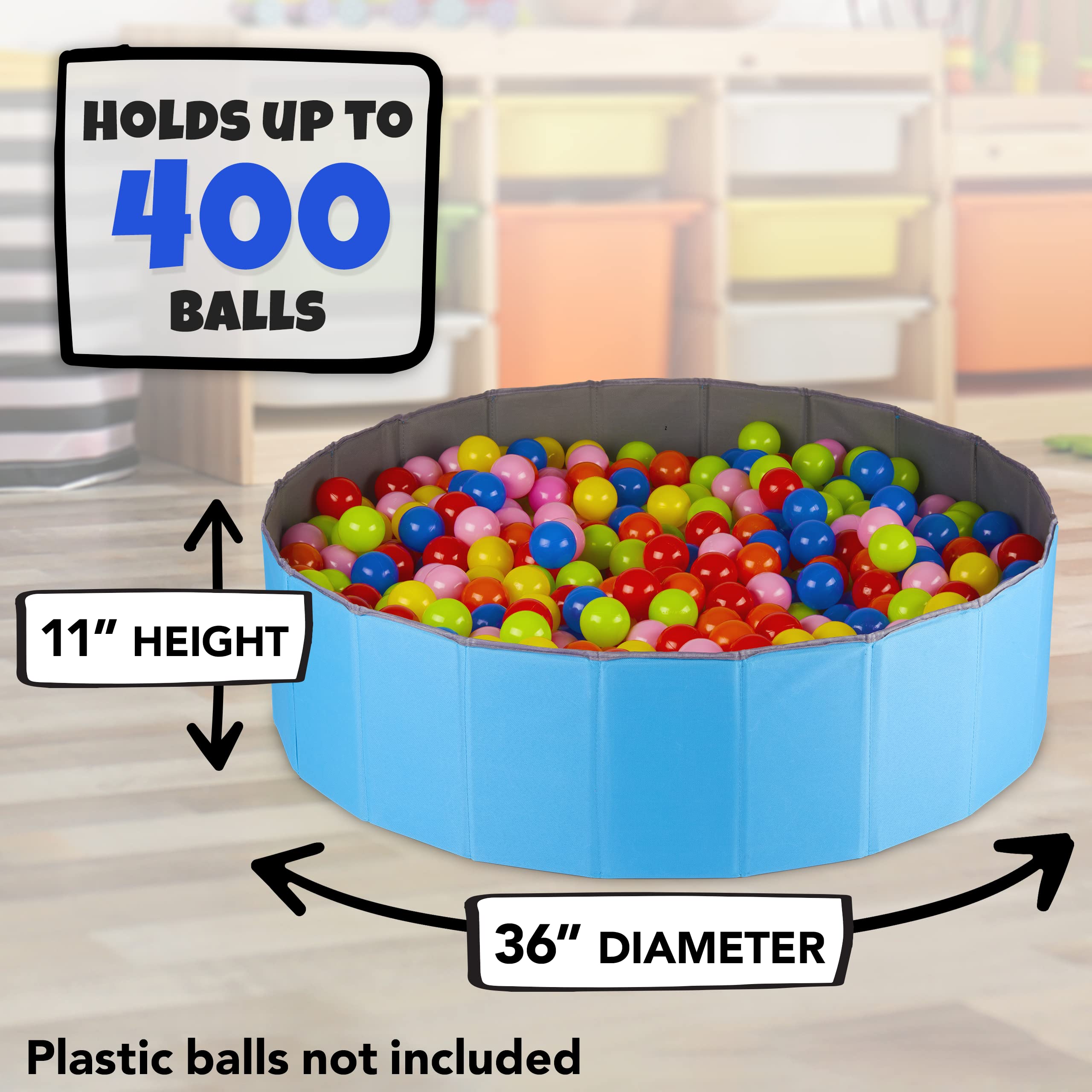 Foto 5 pulgar | Ball Pit Click N' Play Para Bebés Y Niños Con Bolsa De Almacenamiento - Venta Internacional.