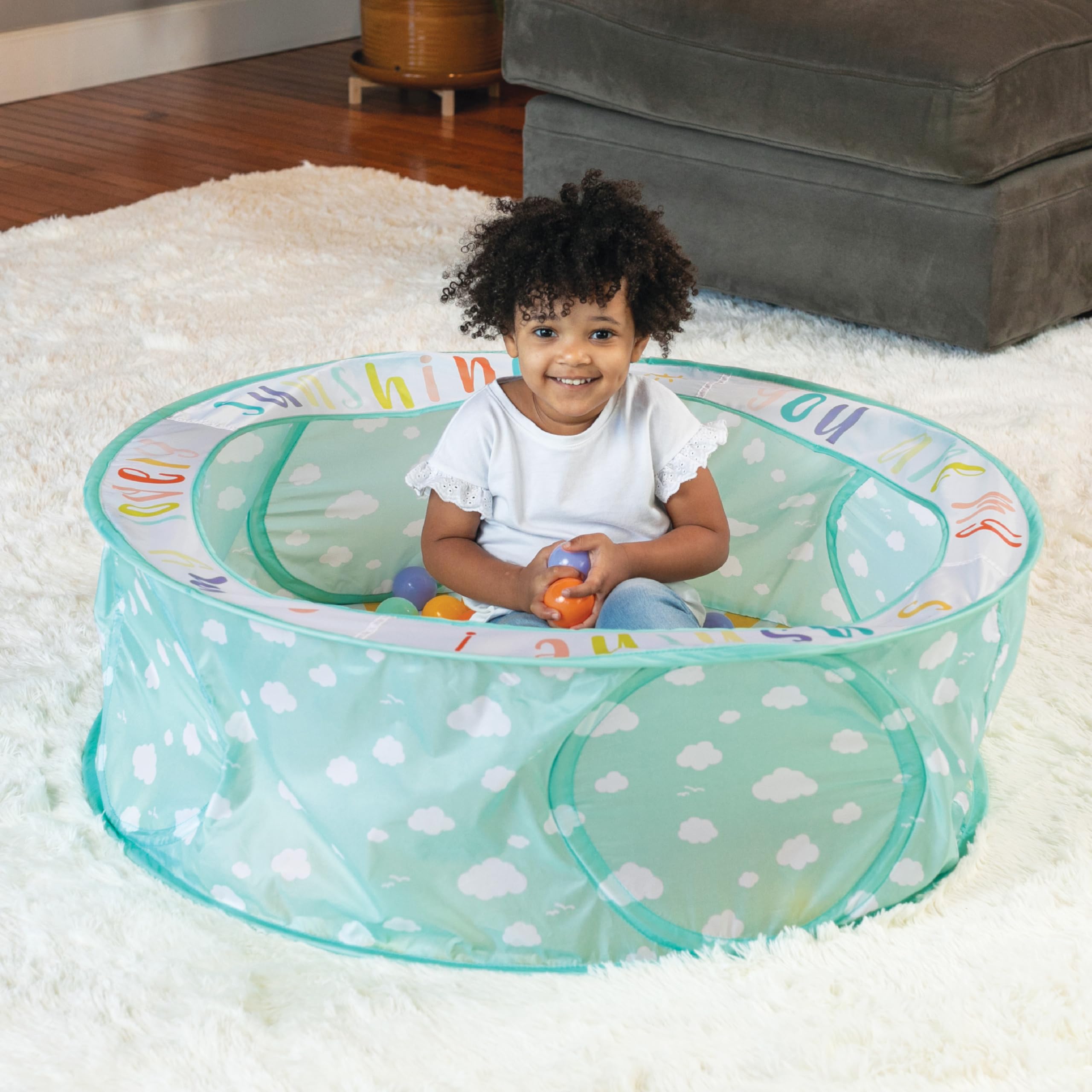 Foto 8 pulgar | Ball Pit Infantino Pop-up Con 50 Bolas De Colores Y Bolsa De Almacenamiento - Venta Internacional.