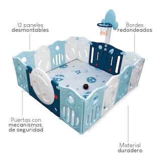 Foto 3 | Corral Plegable Yelio con Bañera para Bebé